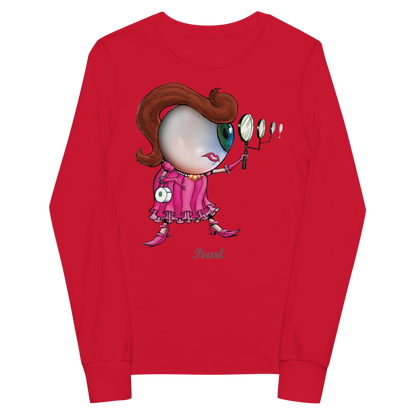 Pearl the Undercover Eye Ball Unisex Long Sleeve Tee