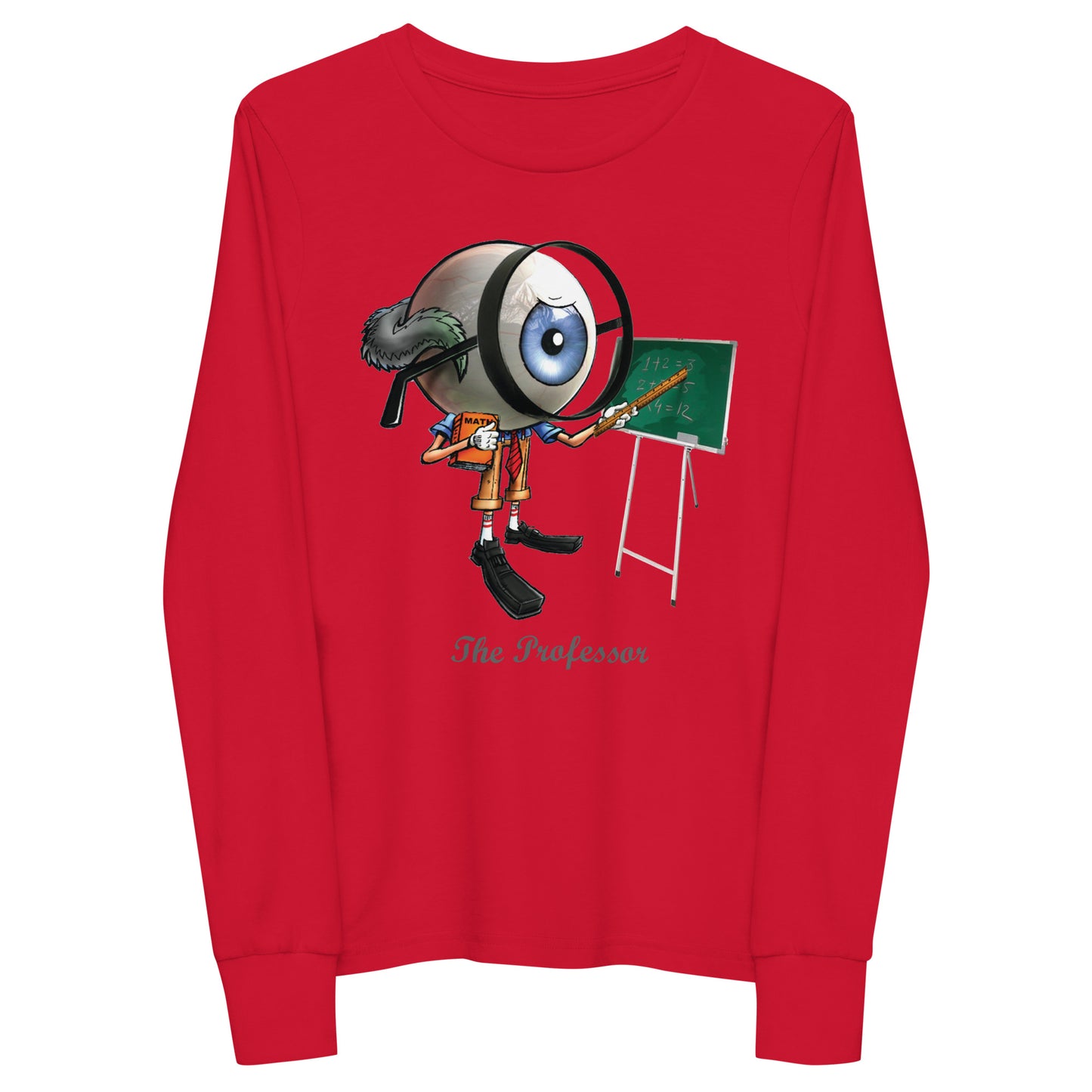 Professor the Eye Ball Unisex Long Sleeve Tee