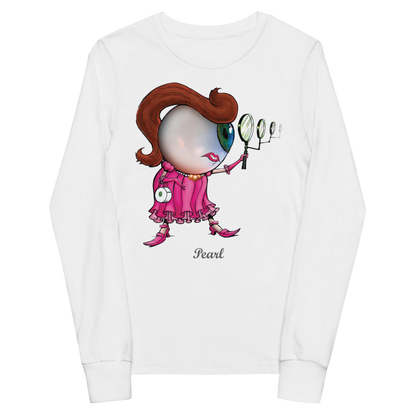 Pearl the Undercover Eye Ball Unisex Long Sleeve Tee