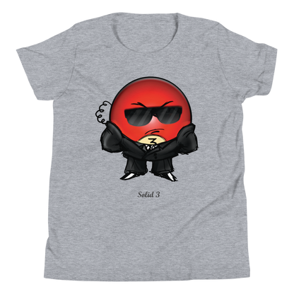 Solid 3 Youth Unisex Teen Tee