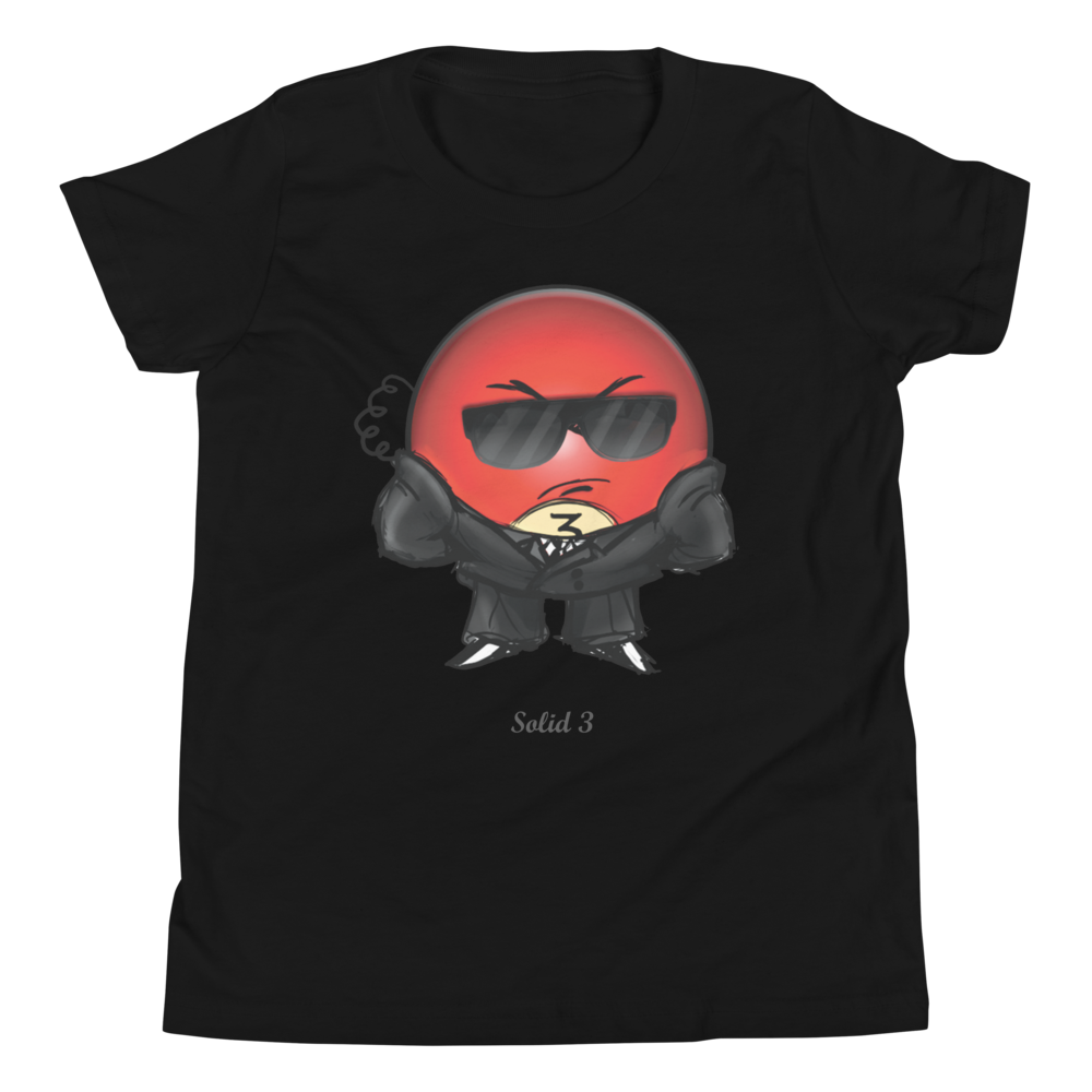 Solid 3 Youth Unisex Teen Tee