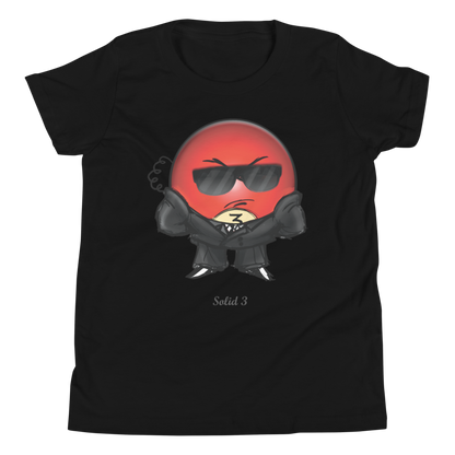 Solid 3 Youth Unisex Teen Tee