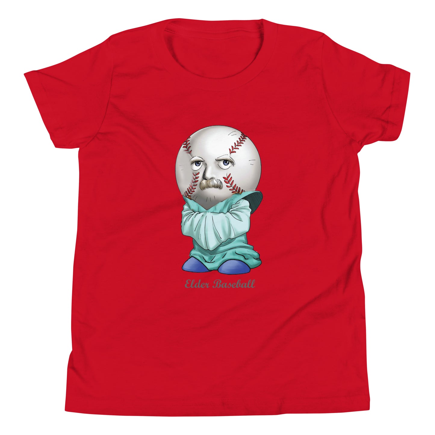 Baseball Youth T-Shirt – Soft Cotton Short Sleeve Tee for Kids & Teens